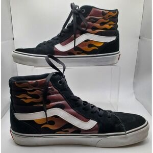 Vans Filmore Hi Top Skate Shoes Flame‎ Men's Size 9